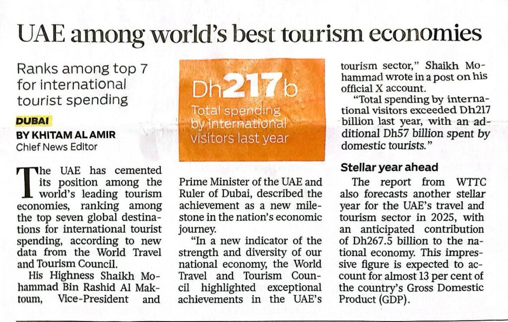 UAE’s Tourism Triumph