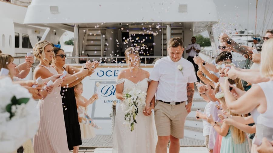 Best Time of Year for a Yacht Wedding Reception 