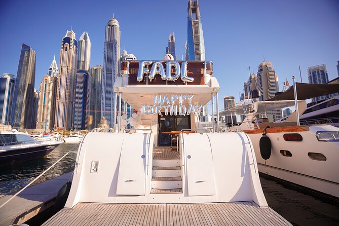 Private Yacht Birthday Dubai