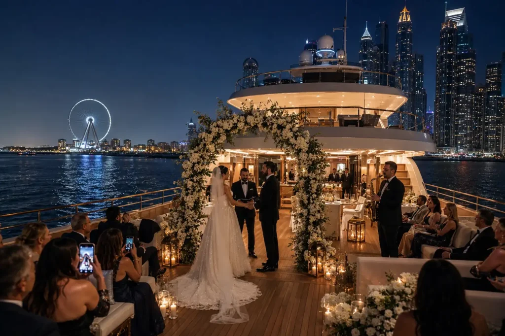 Destination Yacht Wedding in Dubai